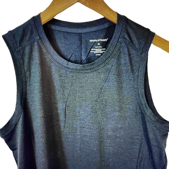 Tank Top Black Composite Merino Ministry of Supply Activewear Size Medium NWT - Picture 3 of 8